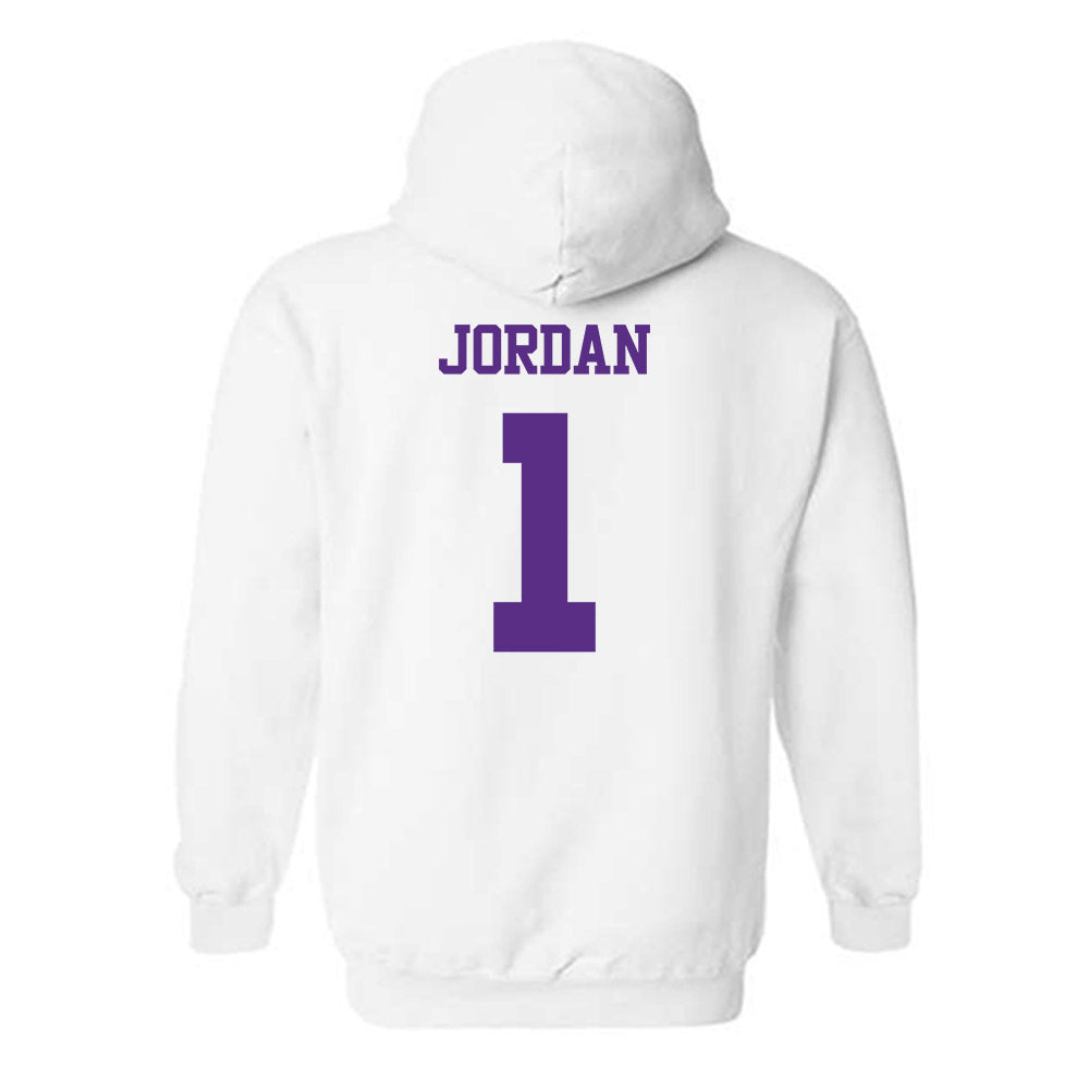 TCU - NCAA Football : Austin Jordan - Classic Shersey Hooded Sweatshirt-1