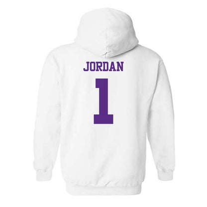 TCU - NCAA Football : Austin Jordan - Classic Shersey Hooded Sweatshirt-1