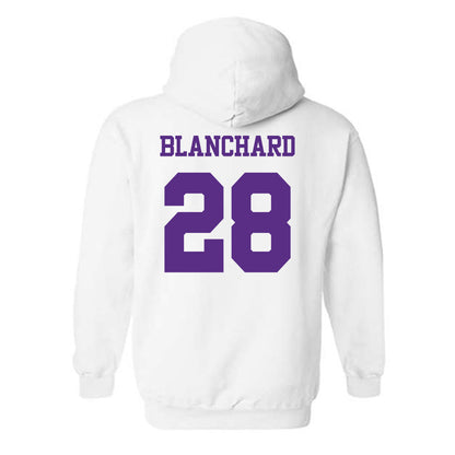 TCU - NCAA Baseball : Colin Blanchard - Classic Shersey Hooded Sweatshirt-1