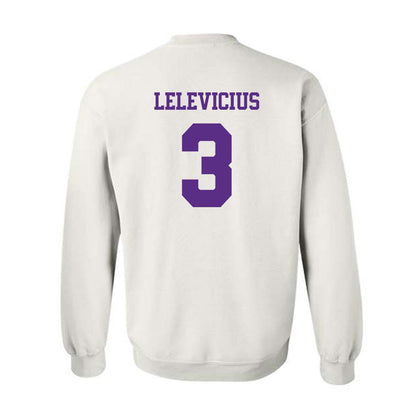 TCU - NCAA Men's Basketball : Liutauras Lelevicius - Classic Shersey Crewneck Sweatshirt-1