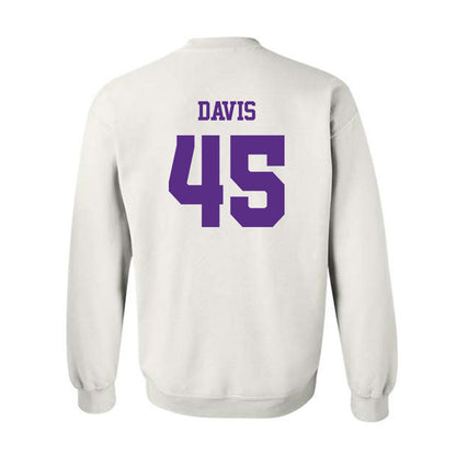 TCU - NCAA Baseball : Lance Davis - Classic Shersey Crewneck Sweatshirt-1