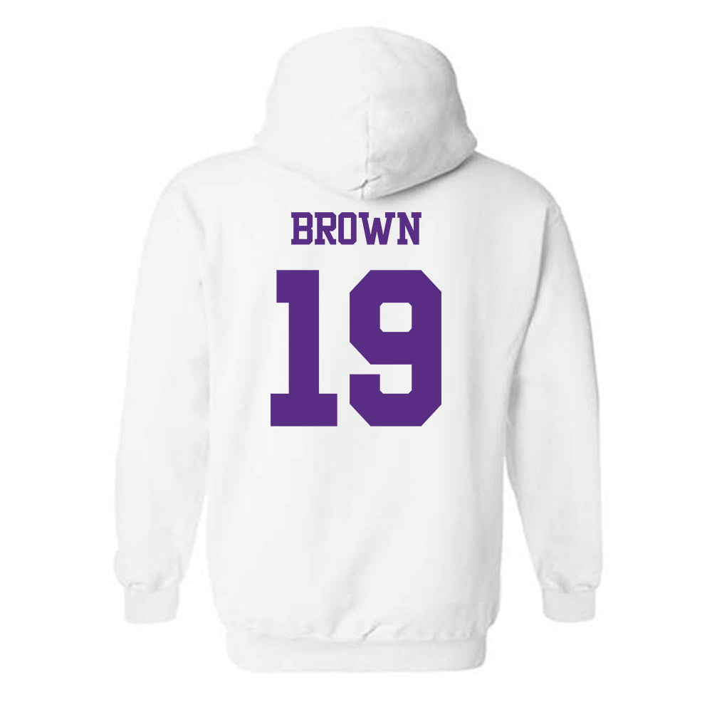 TCU - NCAA Women's Soccer : Morgan Brown - Classic Shersey Hooded Sweatshirt-1