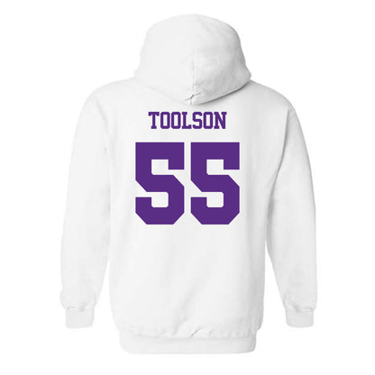 TCU - NCAA Men's Basketball : Tanner Toolson - Classic Shersey Hooded Sweatshirt-1