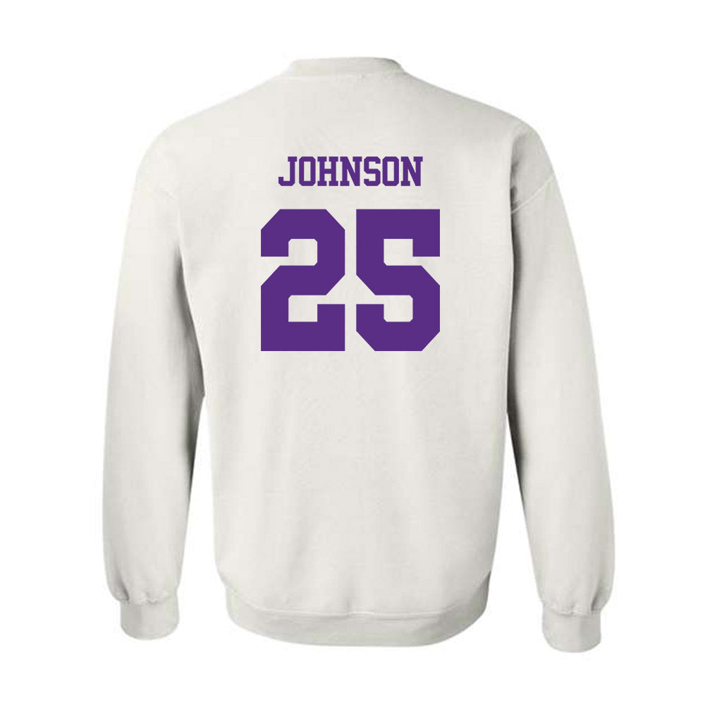 TCU - NCAA Baseball : Nolan Johnson - Classic Shersey Crewneck Sweatshirt-1