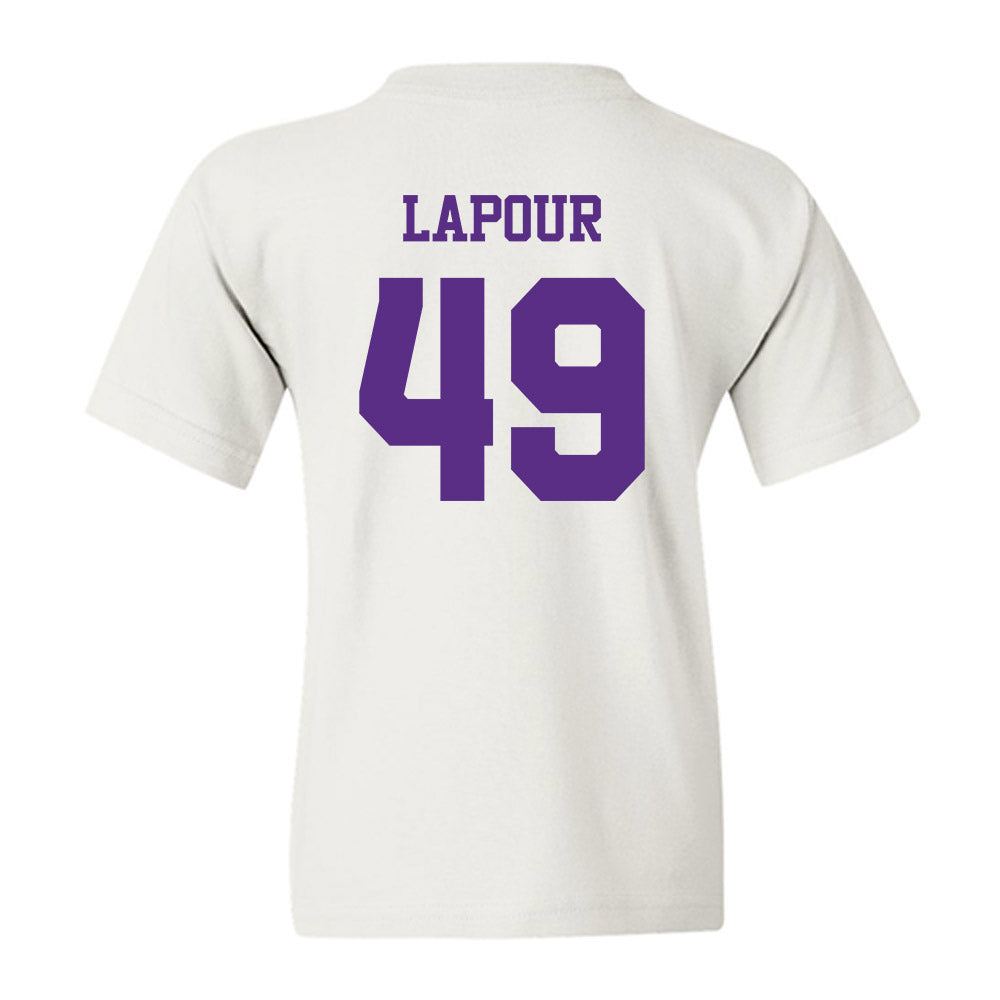 TCU - NCAA Baseball : Tommy LaPour - Classic Shersey Youth T-Shirt-1