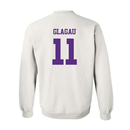 TCU - NCAA Beach Volleyball : Emma Glagau - Classic Shersey Crewneck Sweatshirt-1