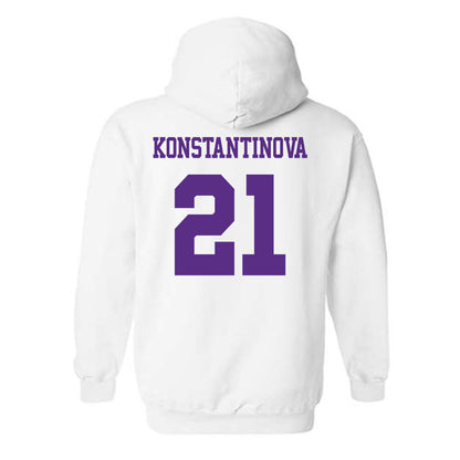 TCU - NCAA Beach Volleyball : Deniela Konstantinova - Classic Shersey Hooded Sweatshirt-1
