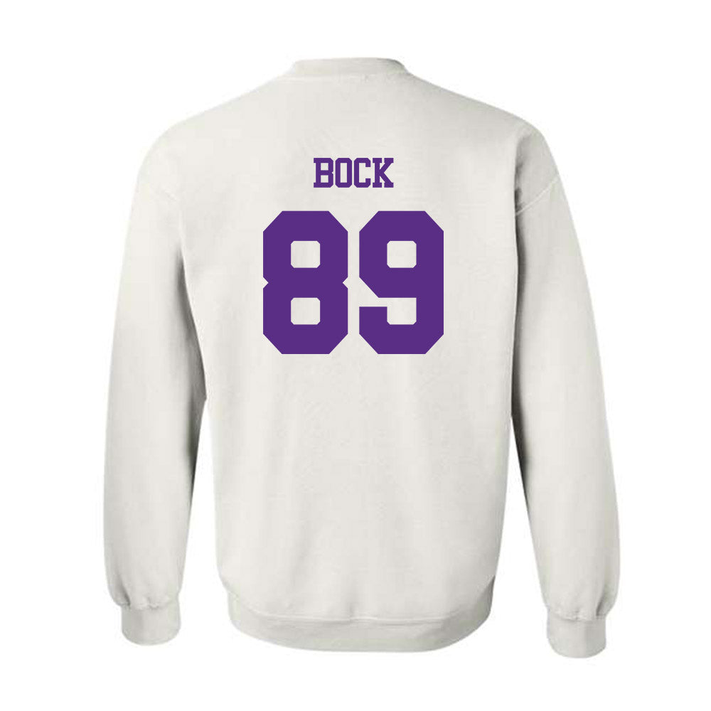 TCU - NCAA Football : Jake Bock - Classic Shersey Crewneck Sweatshirt-1