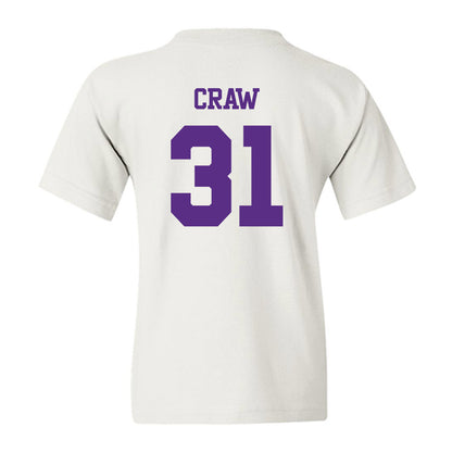TCU - NCAA Football : Ethan Craw - Classic Shersey Youth T-Shirt-1