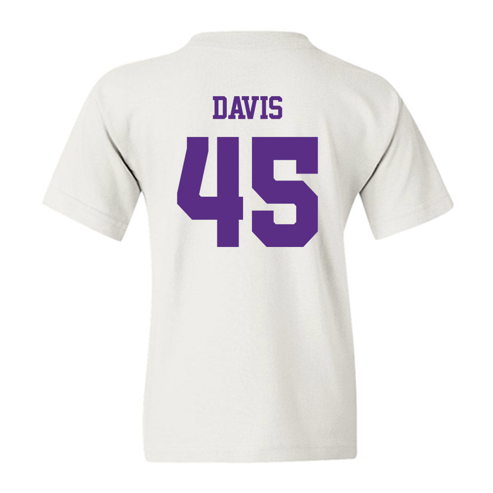 TCU - NCAA Baseball : Lance Davis - Classic Shersey Youth T-Shirt-1