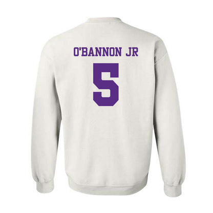 TCU - NCAA Men's Basketball : Charles O'Bannon Jr - Classic Shersey Crewneck Sweatshirt-1