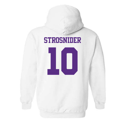 TCU - NCAA Baseball : Sawyer Strosnider - Classic Shersey Hooded Sweatshirt-1