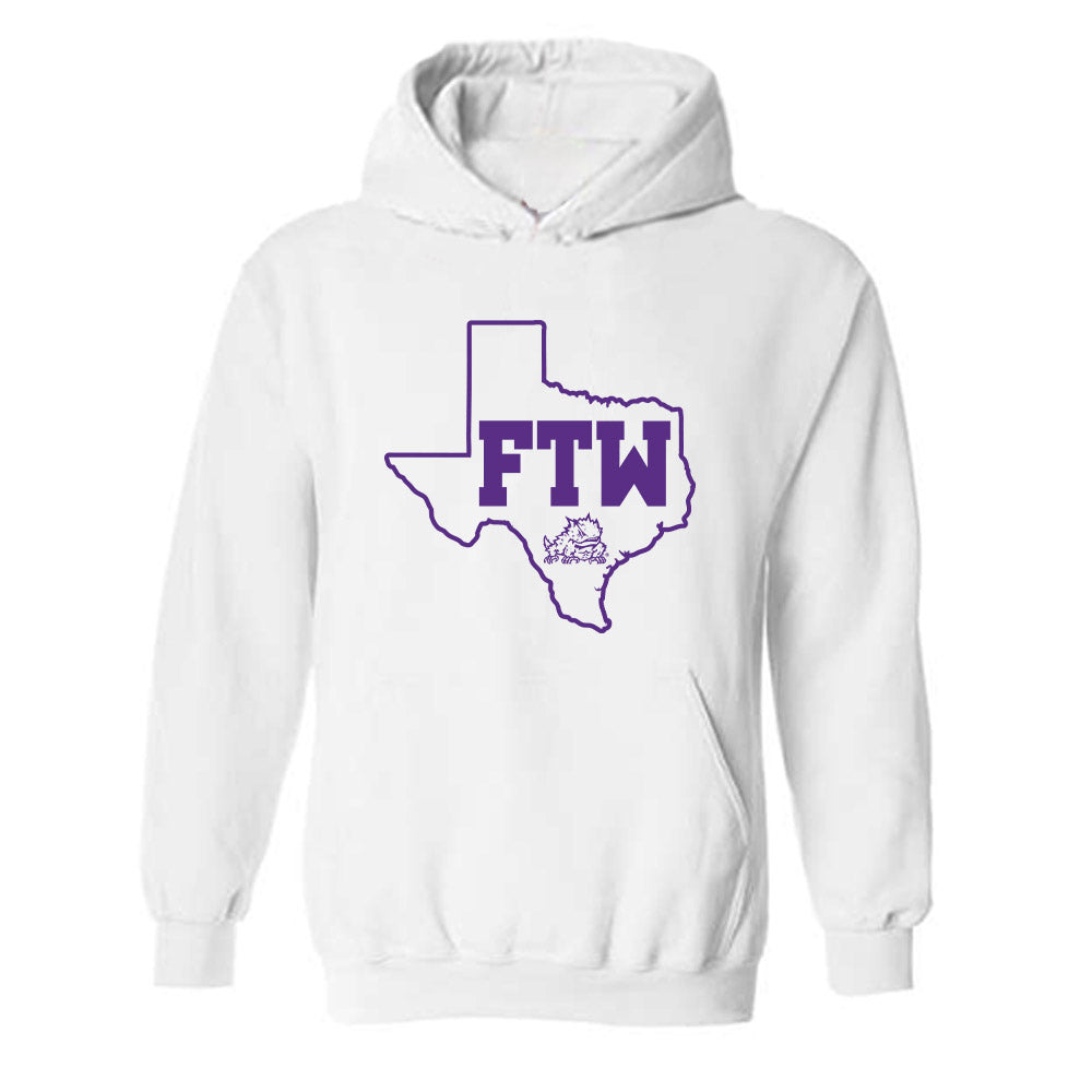 TCU - NCAA Men's Track & Field : Tate Underwood - Classic Shersey Hooded Sweatshirt-0