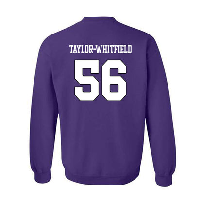 TCU - NCAA Football : Benjamin Taylor-Whitfield - Classic Shersey Crewneck Sweatshirt-1