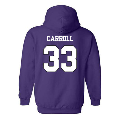 TCU - NCAA Football : Maxwell Carroll - Classic Shersey Hooded Sweatshirt-1