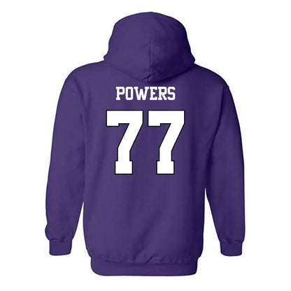 TCU - NCAA Football : Cooper Powers - Classic Shersey Hooded Sweatshirt-1
