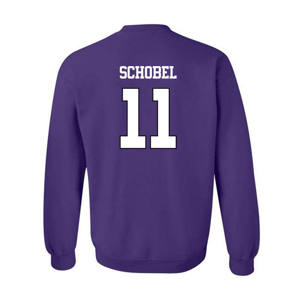 TCU - NCAA Football : Adam Schobel - Classic Shersey Crewneck Sweatshirt-1