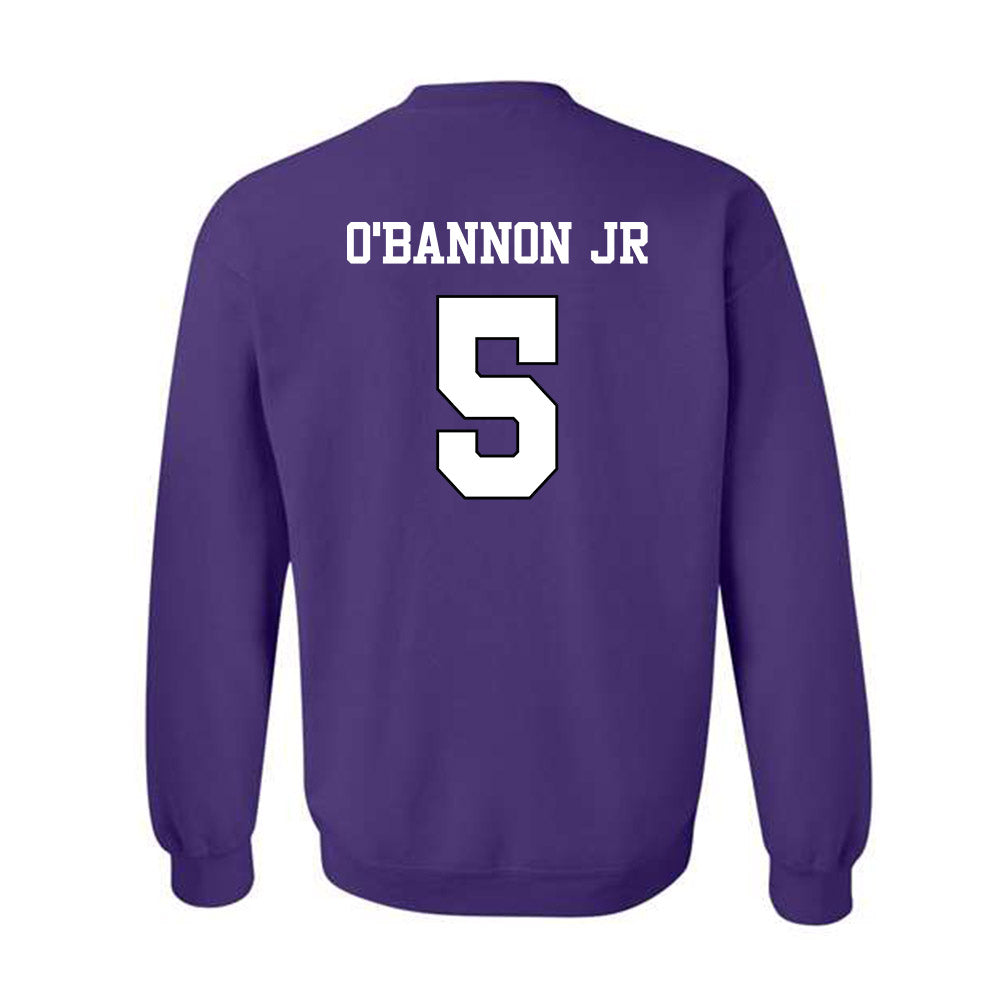 TCU - NCAA Men's Basketball : Charles O'Bannon Jr - Classic Shersey Crewneck Sweatshirt-1