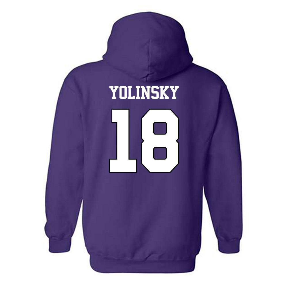 TCU - NCAA Women's Soccer : Emma Yolinsky - Classic Shersey Hooded Sweatshirt-1