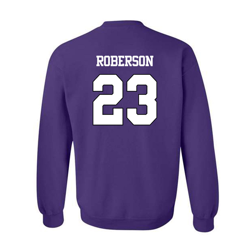 TCU - NCAA Women's Basketball : Aaliyah Roberson - Classic Shersey Crewneck Sweatshirt-1
