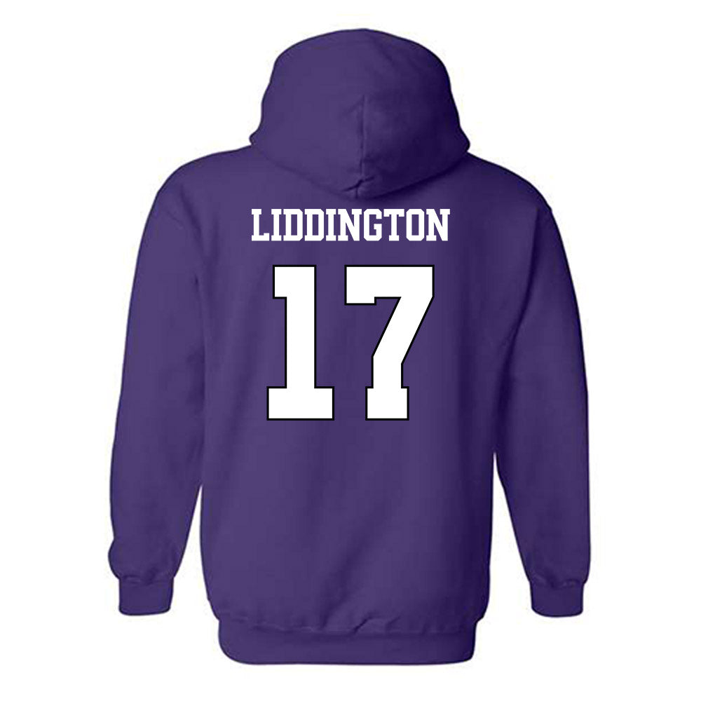 TCU - NCAA Baseball : Rob Liddington - Classic Shersey Hooded Sweatshirt-1