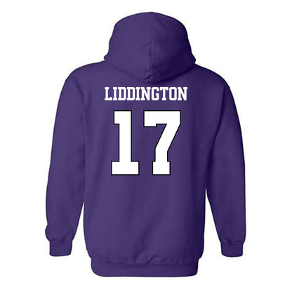 TCU - NCAA Baseball : Rob Liddington - Classic Shersey Hooded Sweatshirt-1