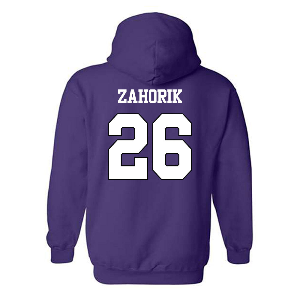 TCU - NCAA Equestrian : Victoria Zahorik - Classic Shersey Hooded Sweatshirt-1