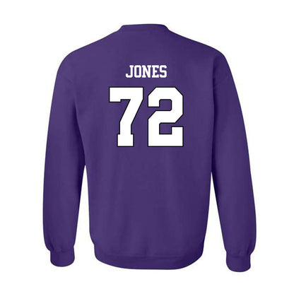 TCU - NCAA Football : Jackson Jones - Classic Shersey Crewneck Sweatshirt-1