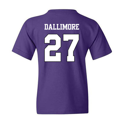 TCU - NCAA Baseball : Brady Dallimore - Classic Shersey Youth T-Shirt-1