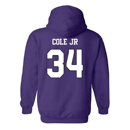 TCU - NCAA Football : Perry Cole Jr - Classic Shersey Hooded Sweatshirt-1