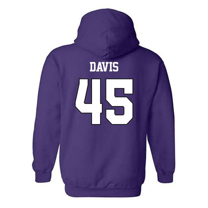 TCU - NCAA Baseball : Lance Davis - Classic Shersey Hooded Sweatshirt-1