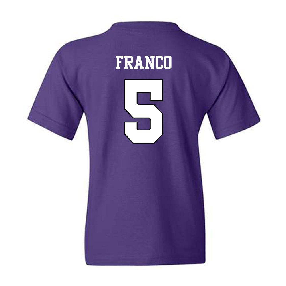 TCU - NCAA Baseball : Lucas Franco - Classic Shersey Youth T-Shirt-1