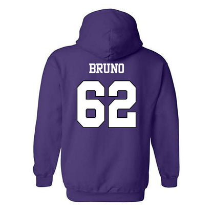 TCU - NCAA Football : Carson Bruno - Classic Shersey Hooded Sweatshirt-1