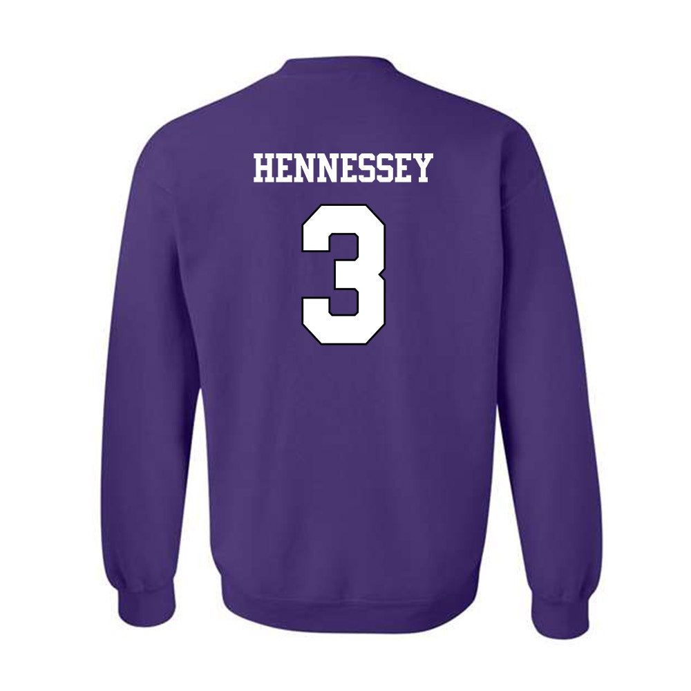 TCU - NCAA Women's Soccer : AJ Hennessey - Classic Shersey Crewneck Sweatshirt-1