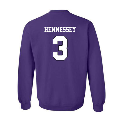 TCU - NCAA Women's Soccer : AJ Hennessey - Classic Shersey Crewneck Sweatshirt-1