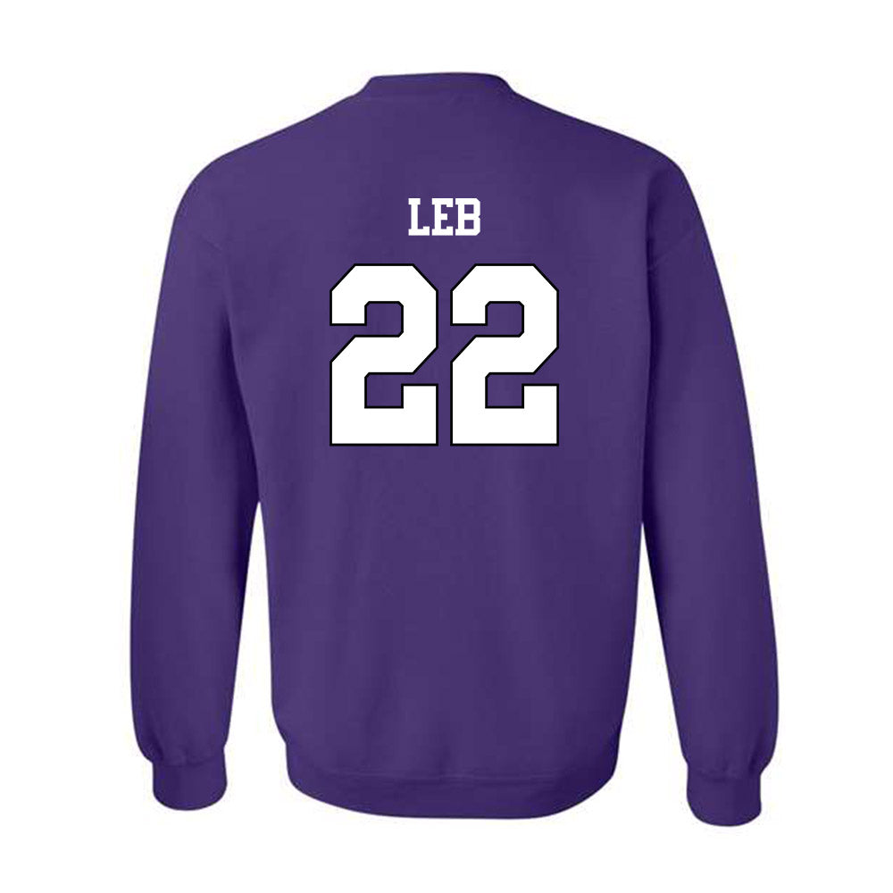 TCU - NCAA Women's Soccer : Georgia Leb - Classic Shersey Crewneck Sweatshirt-1
