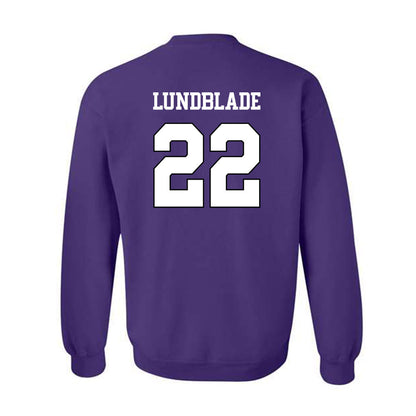TCU - NCAA Men's Basketball : Tyler Lundblade - Classic Shersey Crewneck Sweatshirt-1