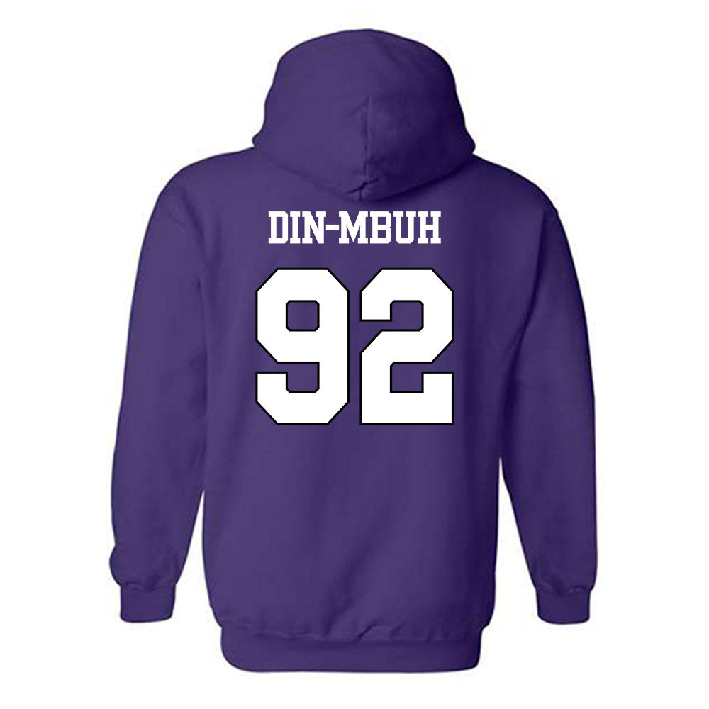 TCU - NCAA Football : Ansel Din-Mbuh - Classic Shersey Hooded Sweatshirt-1