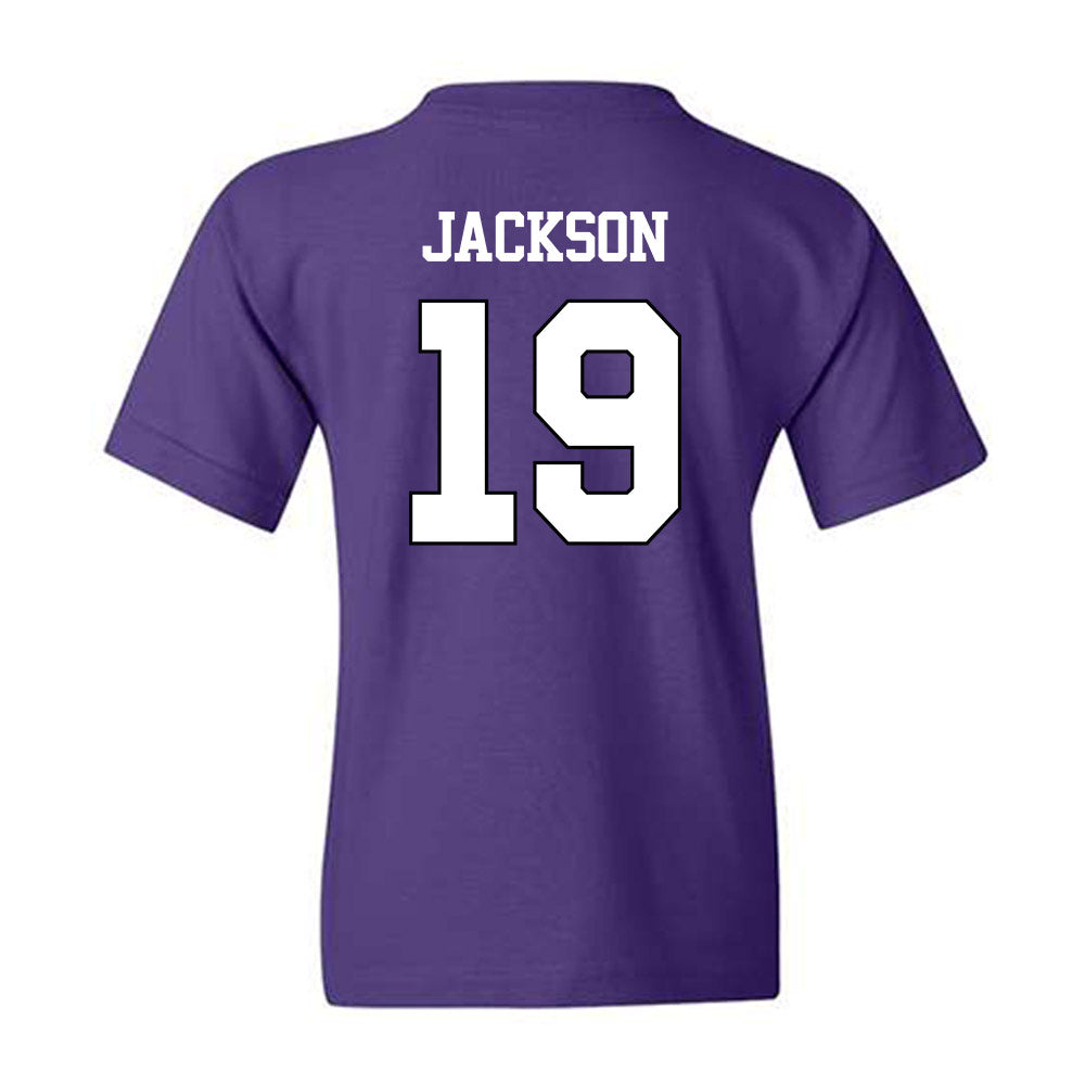 TCU - NCAA Football : Kylin Jackson - Classic Shersey Youth T-Shirt-1