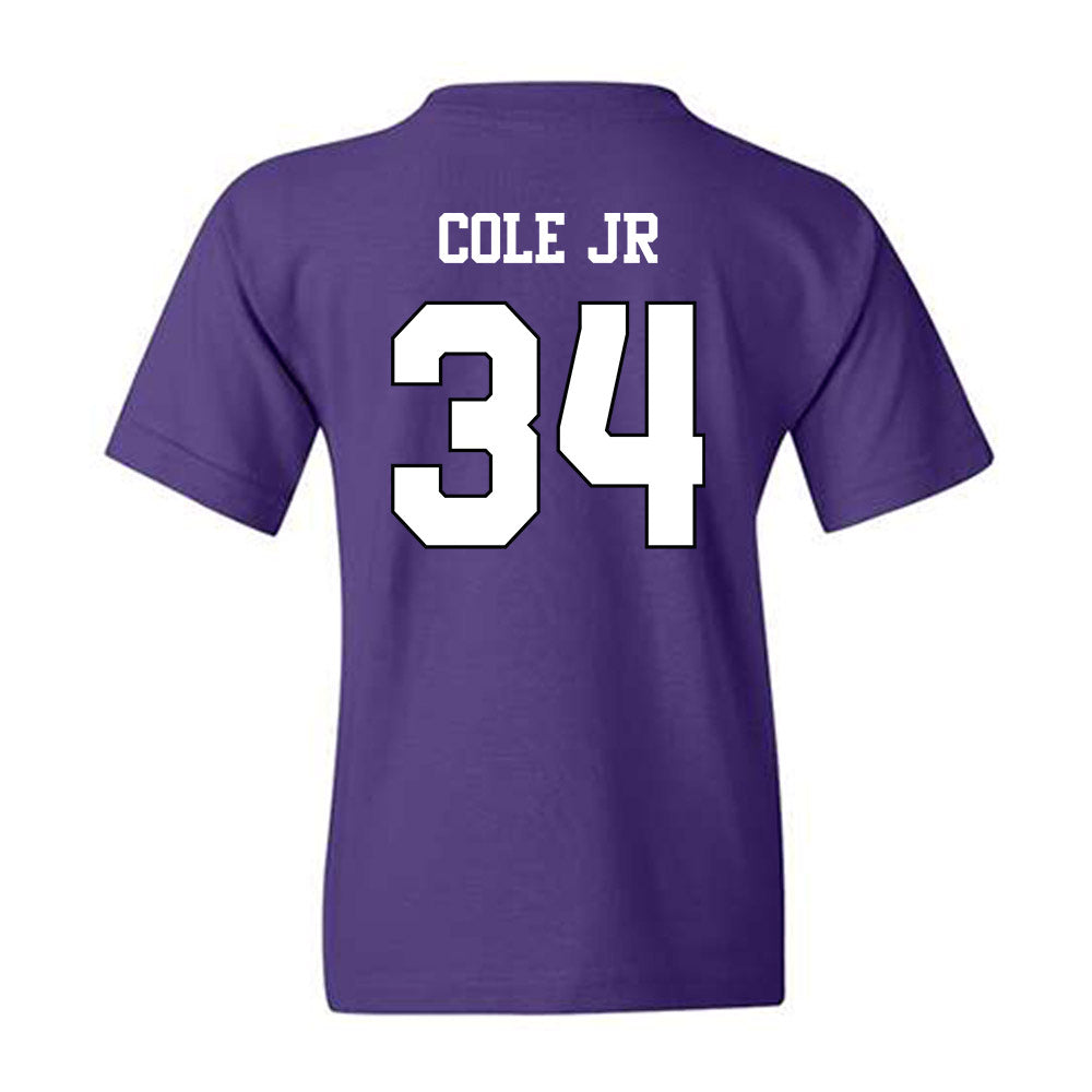 TCU - NCAA Football : Perry Cole Jr - Classic Shersey Youth T-Shirt-1