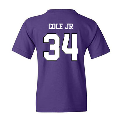 TCU - NCAA Football : Perry Cole Jr - Classic Shersey Youth T-Shirt-1