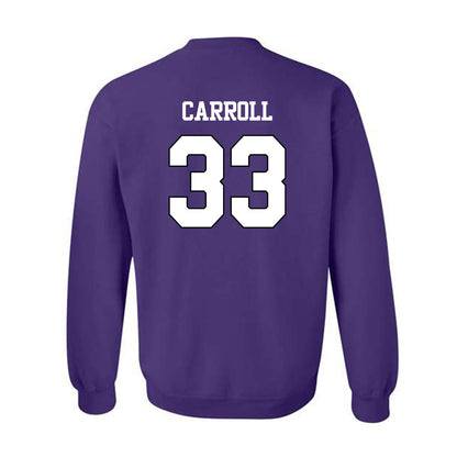 TCU - NCAA Football : Maxwell Carroll - Classic Shersey Crewneck Sweatshirt-1