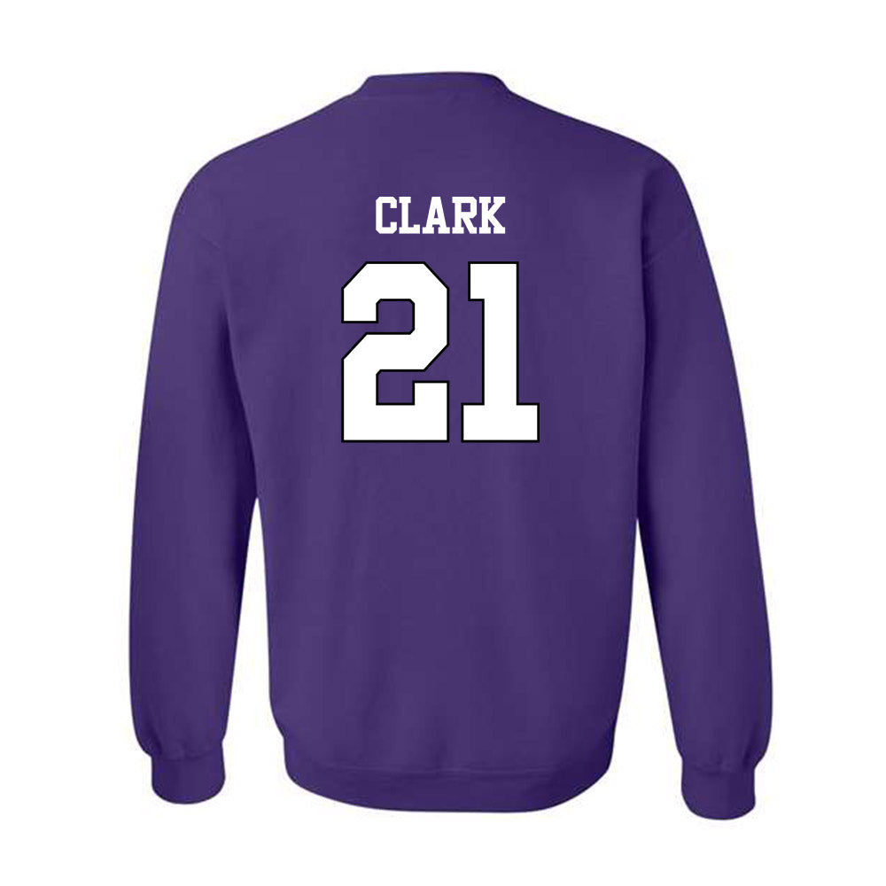 TCU - NCAA Football : Bud Clark - Classic Shersey Crewneck Sweatshirt-1