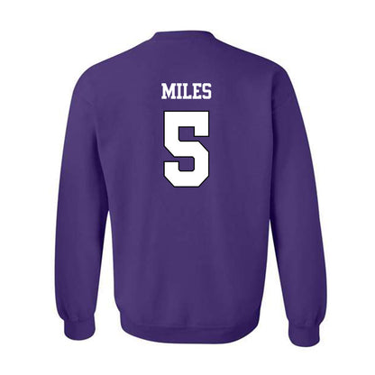TCU - NCAA Women's Basketball : Olivia Miles - Classic Shersey Crewneck Sweatshirt-1