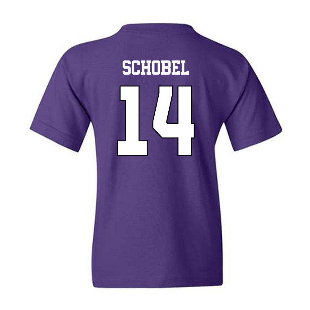 TCU - NCAA Football : John Schobel - Classic Shersey Youth T-Shirt-1
