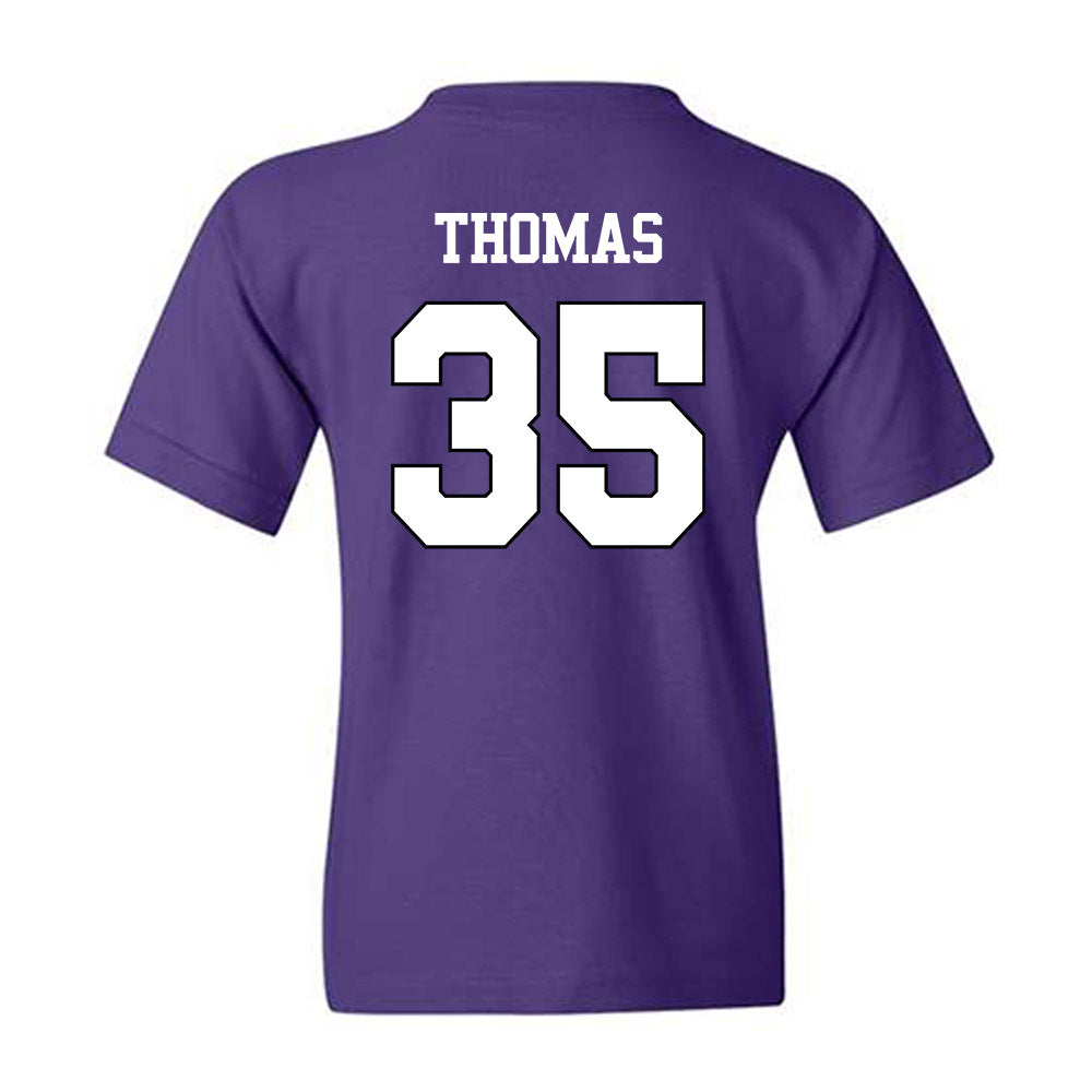 TCU - NCAA Baseball : Ethan Thomas - Classic Shersey Youth T-Shirt-1