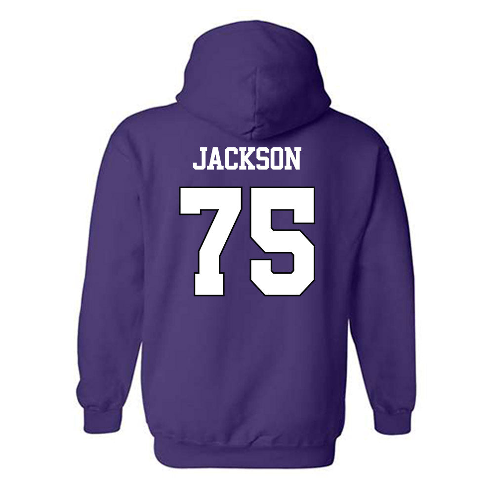 TCU - NCAA Football : Rasheed Jackson - Classic Shersey Hooded Sweatshirt-1