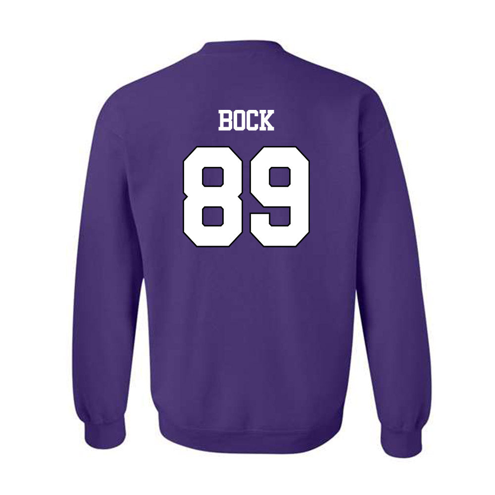 TCU - NCAA Football : Jake Bock - Classic Shersey Crewneck Sweatshirt-1