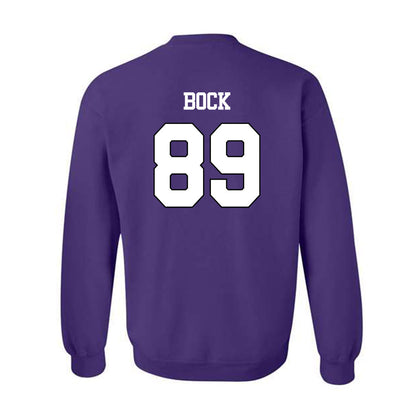 TCU - NCAA Football : Jake Bock - Classic Shersey Crewneck Sweatshirt-1