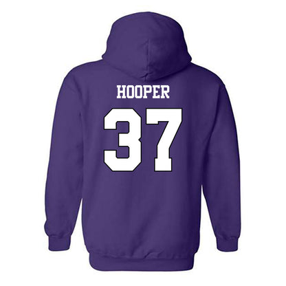 TCU - NCAA Football : Hudson Hooper - Classic Shersey Hooded Sweatshirt-1